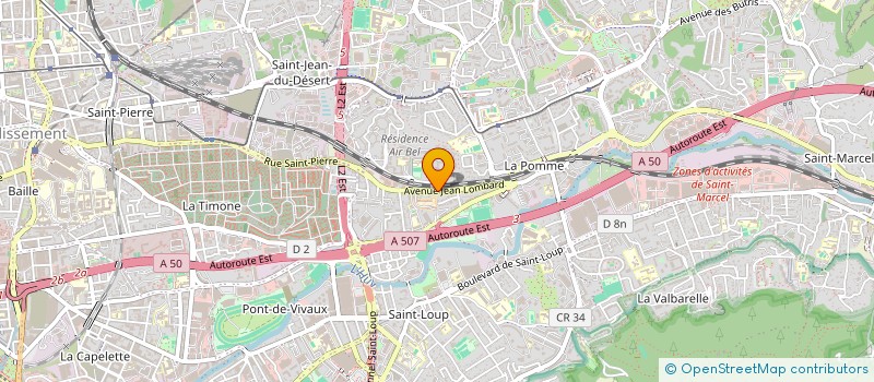 localisation de l'entreprise LIBERTY AMBULANCE à MARSEILLE