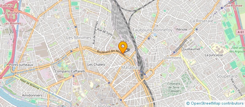 localisation de l'entreprise LIBERTY BIKES  TOULOUSE