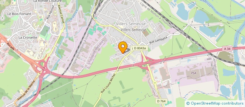 localisation de l'entreprise LIBERTY CARS à VILLERS-SEMEUSE