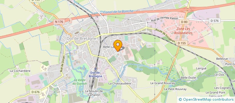 localisation de l'entreprise LIBERTY CONFECTION à DOL-DE-BRETAGNE