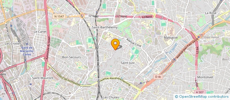 localisation de l'entreprise LIBERTY DANSE à MARSEILLE 14EME