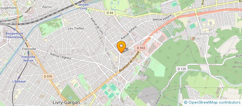 localisation de l'entreprise LIBERTY ESTHETIC à LIVRY-GARGAN