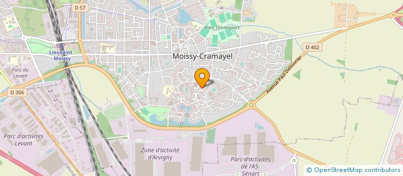 localisation de l'entreprise LIBERTY FONE à MOISSY-CRAMAYEL