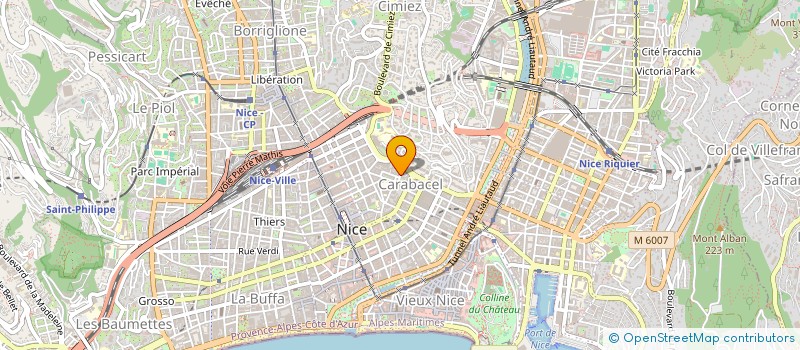 localisation de l'entreprise LIBERTY HOLDING  NICE