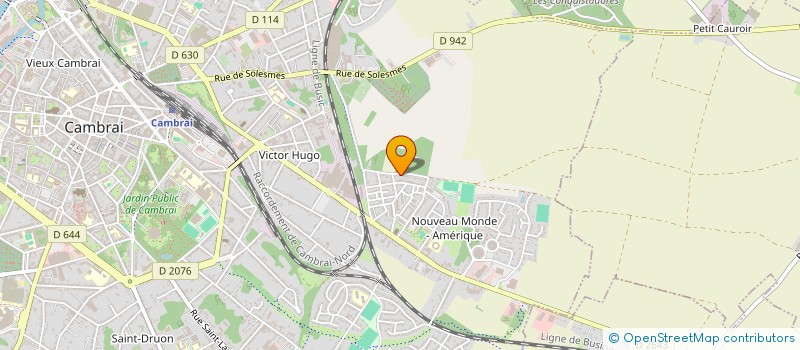 localisation de l'entreprise LIBERTY'IMMO à CAMBRAI