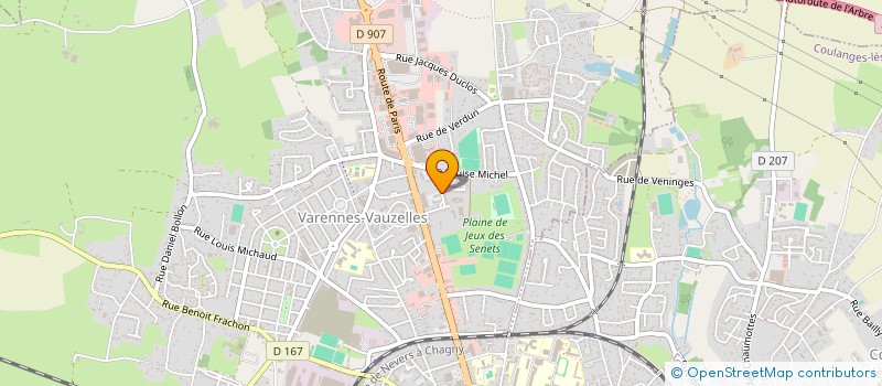 localisation de l'entreprise LIBERTY IMMOBILIER  VARENNES-VAUZELLES