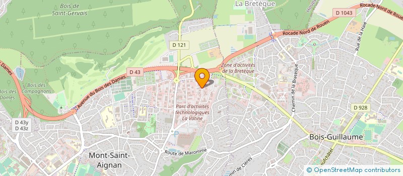 localisation de l'entreprise LIBERTY PAYS DE BRAY à MONT-SAINT-AIGNAN