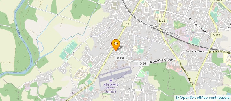 localisation de l'entreprise LIBERTY PECHE à DAX