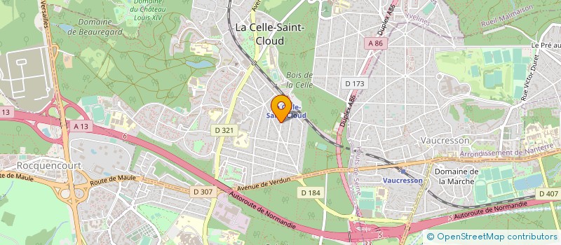 localisation de l'entreprise LIBERTY PRODUCTIONS  LA CELLE-SAINT-CLOUD