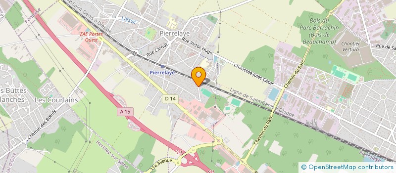 localisation de l'entreprise LIBERTY RENOV  PIERRELAYE