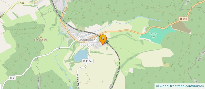 localisation de l'entreprise LIBERTY RUN & BIKE  HOMBOURG-BUDANGE