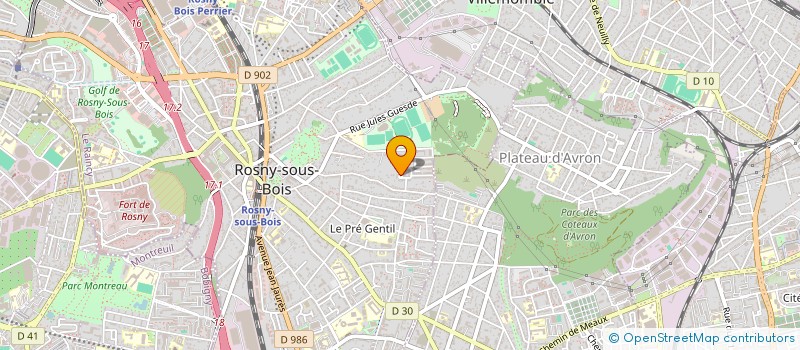 localisation de l'entreprise LIBERTY'S COOK à ROSNY-SOUS-BOIS