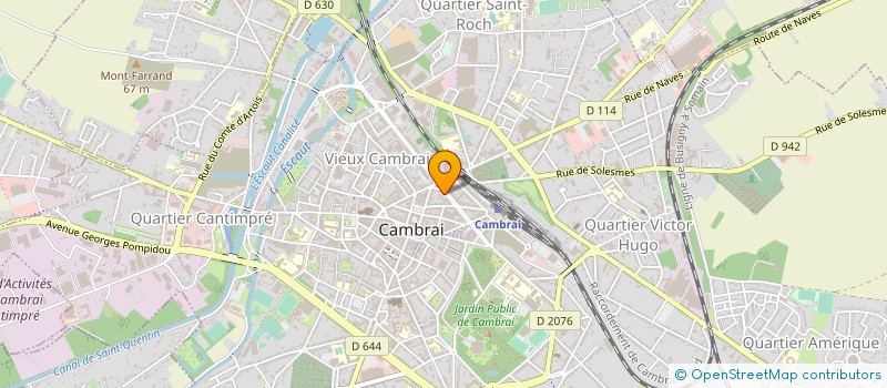 localisation de l'entreprise LIBERTY SERVICES à CAMBRAI