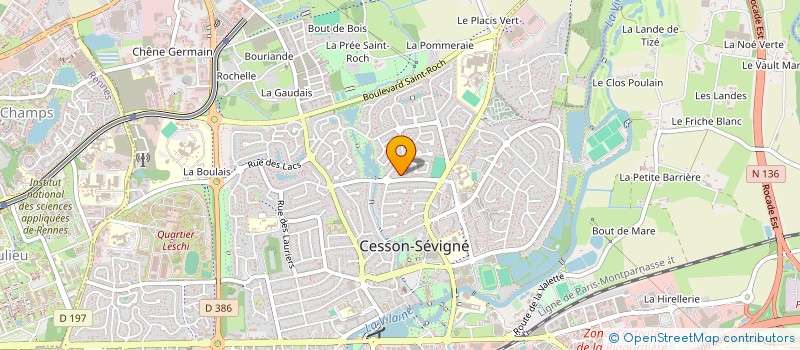 localisation de l'entreprise LIBERTY SHIP  CESSON-SEVIGNE