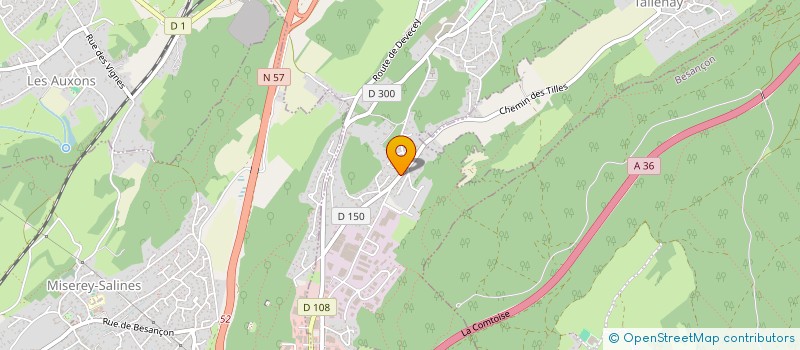 localisation de l'entreprise LIBERTY TILLET SAS à CHATILLON-LE-DUC