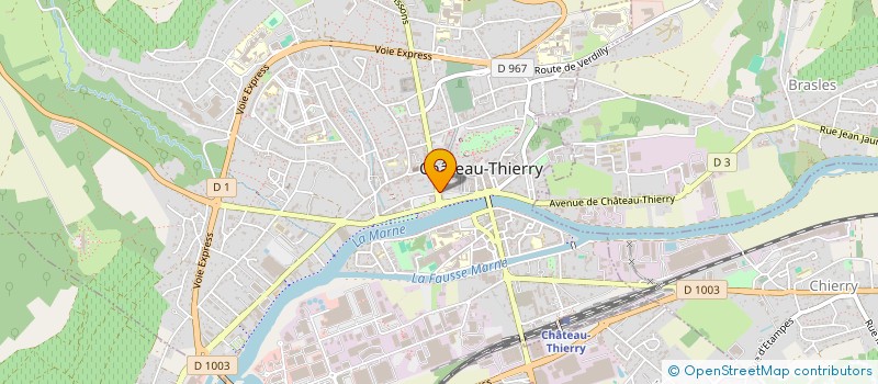 localisation de l'entreprise LIBERTY TRADE à CHATEAU-THIERRY
