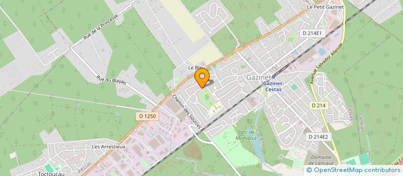 localisation de l'entreprise LIBERTY VAN  CESTAS