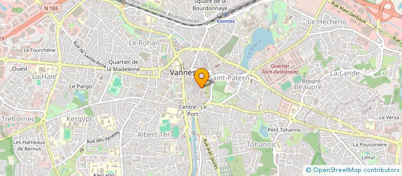 localisation de l'entreprise LIBERTY VANNES à VANNES