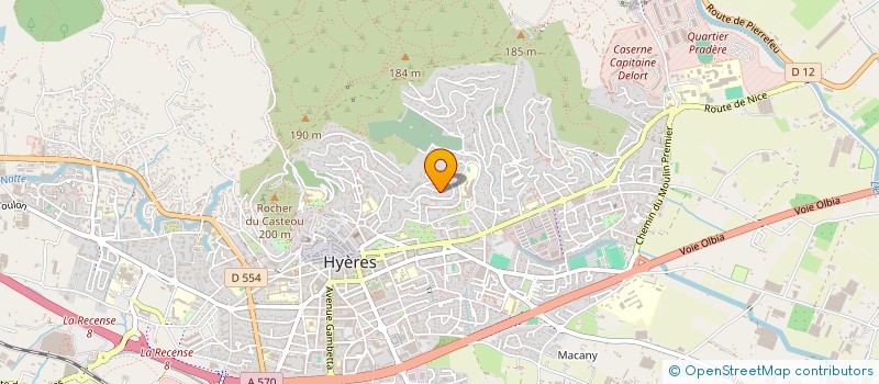 localisation de l'entreprise LIBERTYAL à HYERES