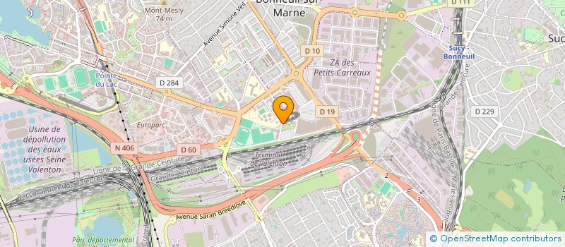 localisation de l'entreprise LIBERTYCARS  BONNEUIL-SUR-MARNE