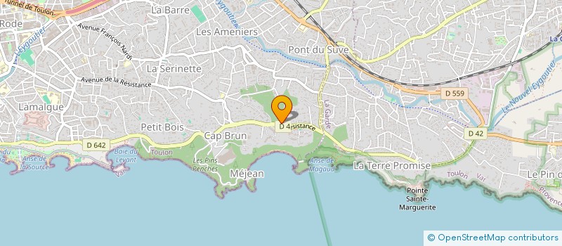 localisation de l'entreprise LIBERVAL INVEST à CUERS