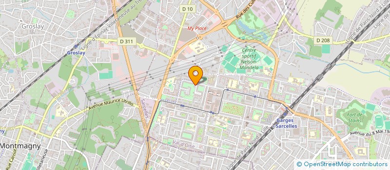 localisation de l'entreprise LIBI à SARCELLES