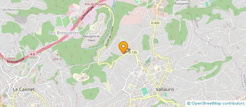 localisation de l'entreprise LIBIMMO à VALLAURIS