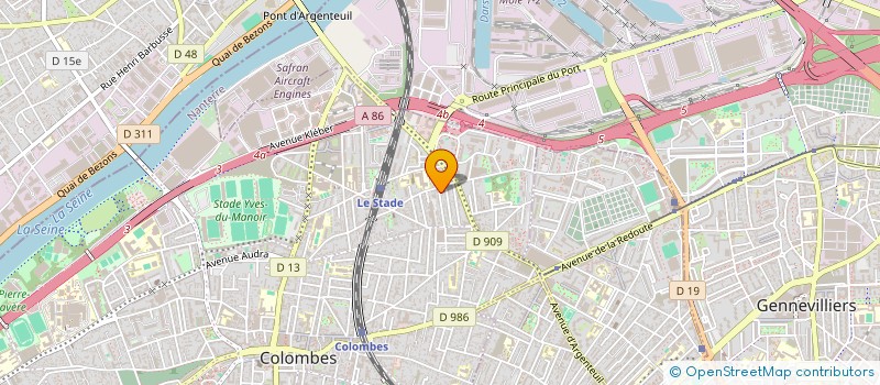localisation de l'entreprise LIBIN DUFOUR à COLOMBES
