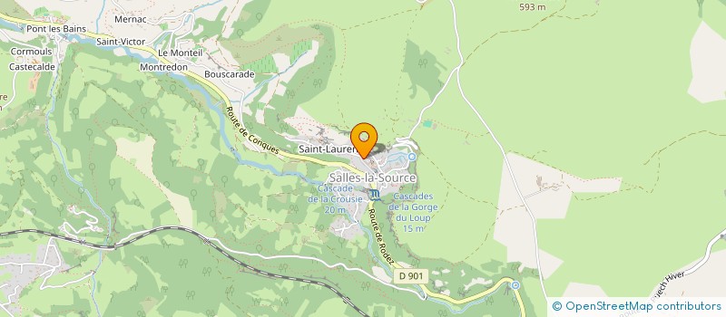 localisation de l'entreprise LIBONY  SALLES-LA-SOURCE