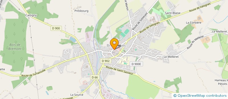 localisation de l'entreprise LIBOUBAN-MARAVI-TAISNE  BRICQUEBEC-EN-COTENTIN