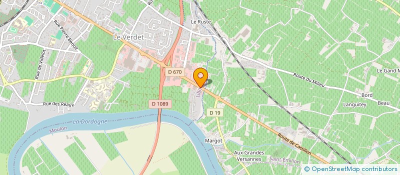 localisation de l'entreprise LIBOURNE DISTRIBUTION à LIBOURNE