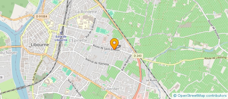 localisation de l'entreprise LIBOURNE HYGIENE  SAINT-DENIS-DE-PILE