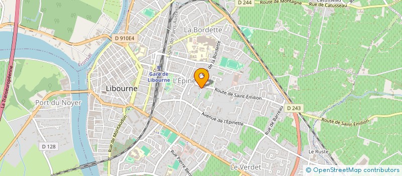 localisation de l'entreprise LIBOURNE LOCATION  LIBOURNE