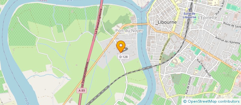 localisation de l'entreprise LIBOURNE MATERIAUX à ARVEYRES