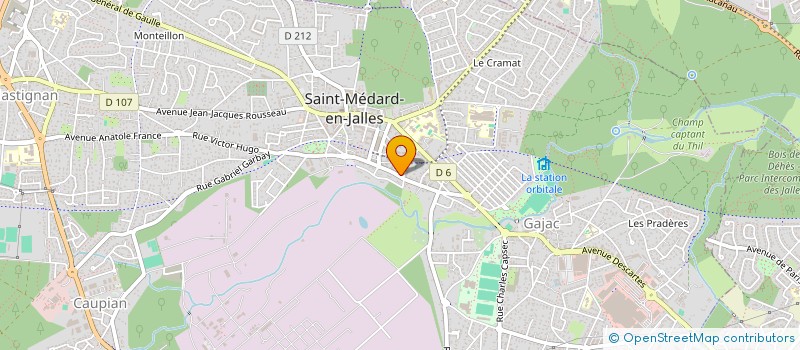 localisation de l'entreprise LIBPSY  SAINT-MEDARD-EN-JALLES