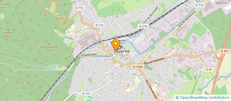 localisation de l'entreprise LIBR HAIR 2  SAVERNE