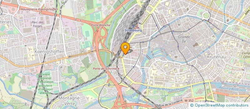 localisation de l'entreprise LIBRA à STRASBOURG