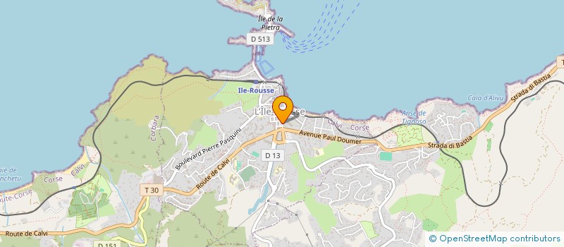 localisation de l'entreprise LIBRAIRIE AMBROGI à L'ILE-ROUSSE