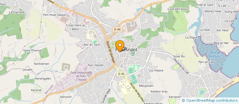 localisation de l'entreprise LIBRAIRIE ARLEQUIN  FOUESNANT