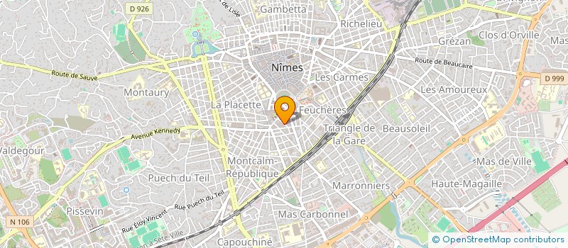 localisation de l'entreprise LIBRAIRIE BOUQUINERIE GUTEMBERG à NIMES