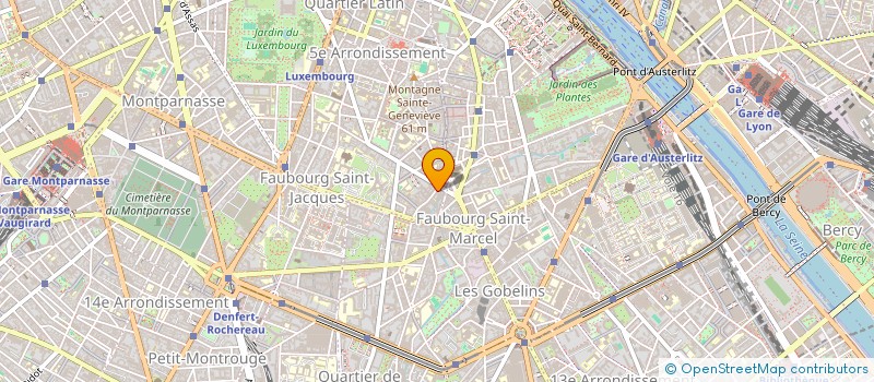 localisation de l'entreprise LIBRAIRIE BROCA à PARIS