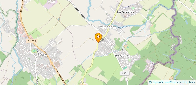 localisation de l'entreprise LIBRAIRIE CAFE RECTO VERSO  VERSONNEX