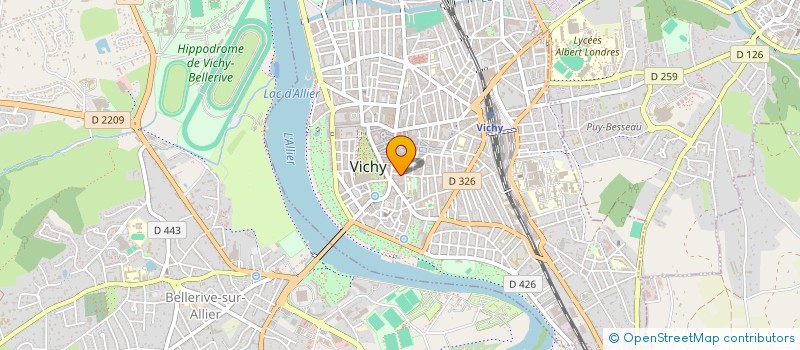 localisation de l'entreprise LIBRAIRIE CARNOT à VICHY
