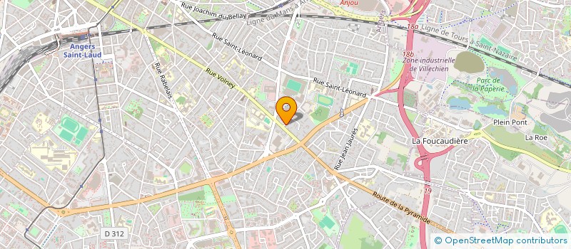 localisation de l'entreprise LIBRAIRIE CHRETIENNE à ANGERS