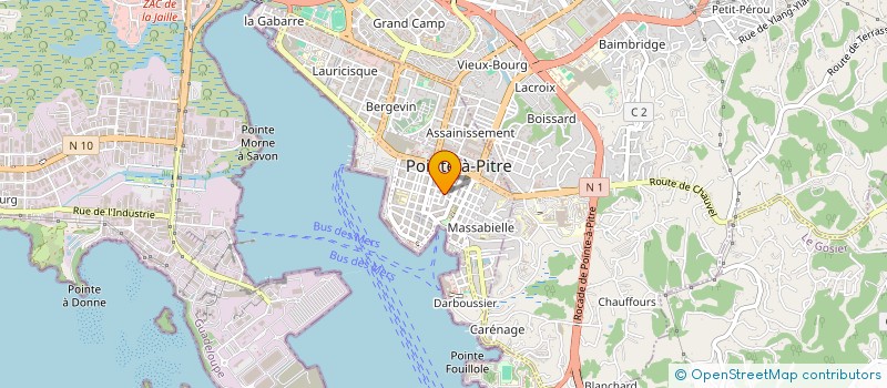 localisation de l'entreprise LIBRAIRIE CHRETIENNE LA FOI à POINTE-A-PITRE