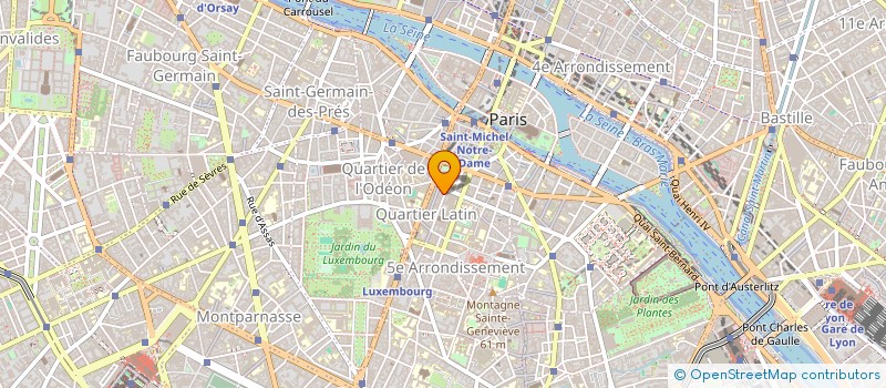 localisation de l'entreprise LIBRAIRIE CLASSIQUES GARNIER  PARIS