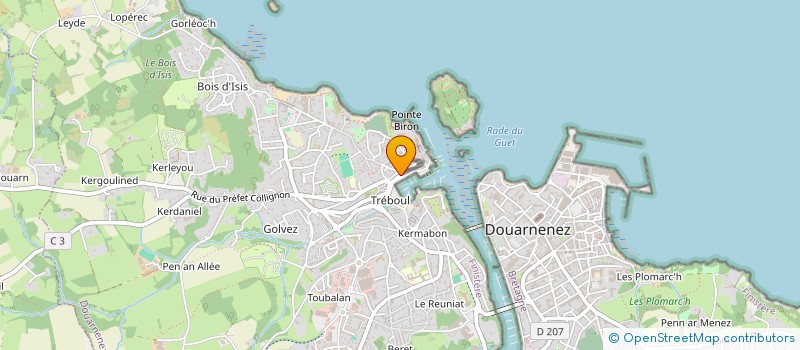 localisation de l'entreprise LIBRAIRIE D'ARVOR à DOUARNENEZ