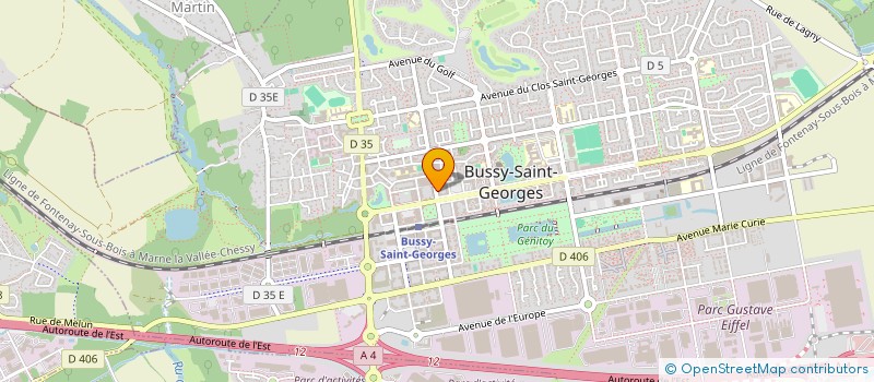 localisation de l'entreprise LIBRAIRIE DE BUSSY ST GEORGES à BUSSY-SAINT-GEORGES