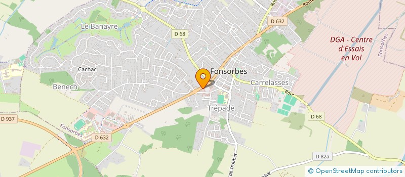 localisation de l'entreprise LIBRAIRIE DE FONSORBES  FONSORBES