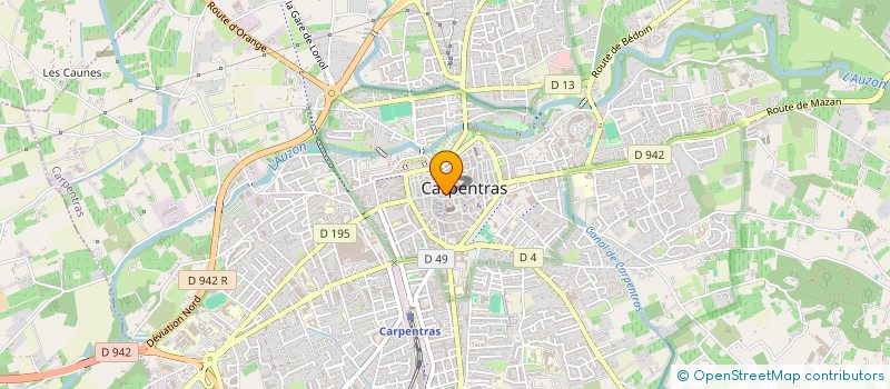 localisation de l'entreprise LIBRAIRIE DE L'HORLOGE à CARPENTRAS